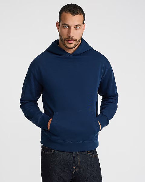Relaxed Fleece Hoodie | Express