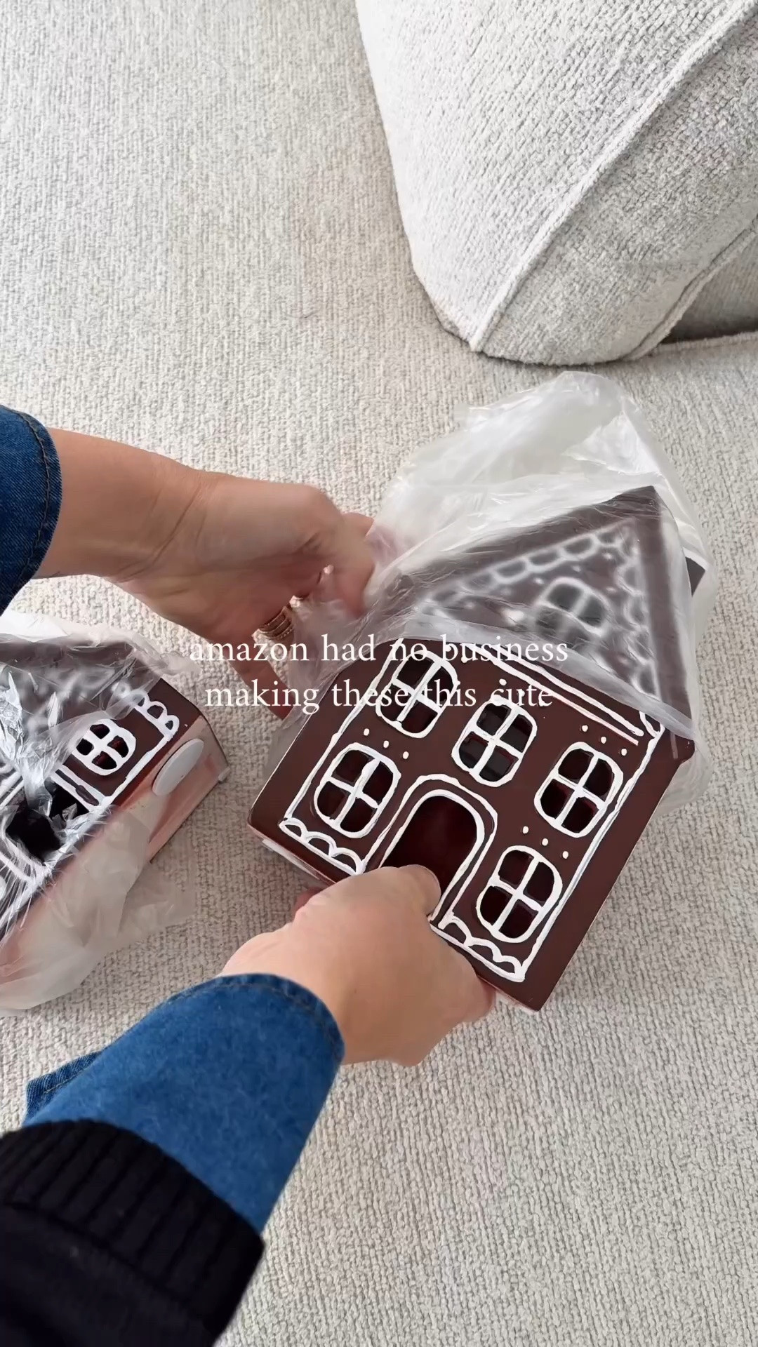 These gingerbread houses are sooo cute for Christmas decorating! They light up too!!

#LTKHome #LTKSeasonal #LTKOver40