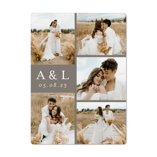 Gallery of Five Monogram Portrait Magnet by Shutterfly | Shutterfly