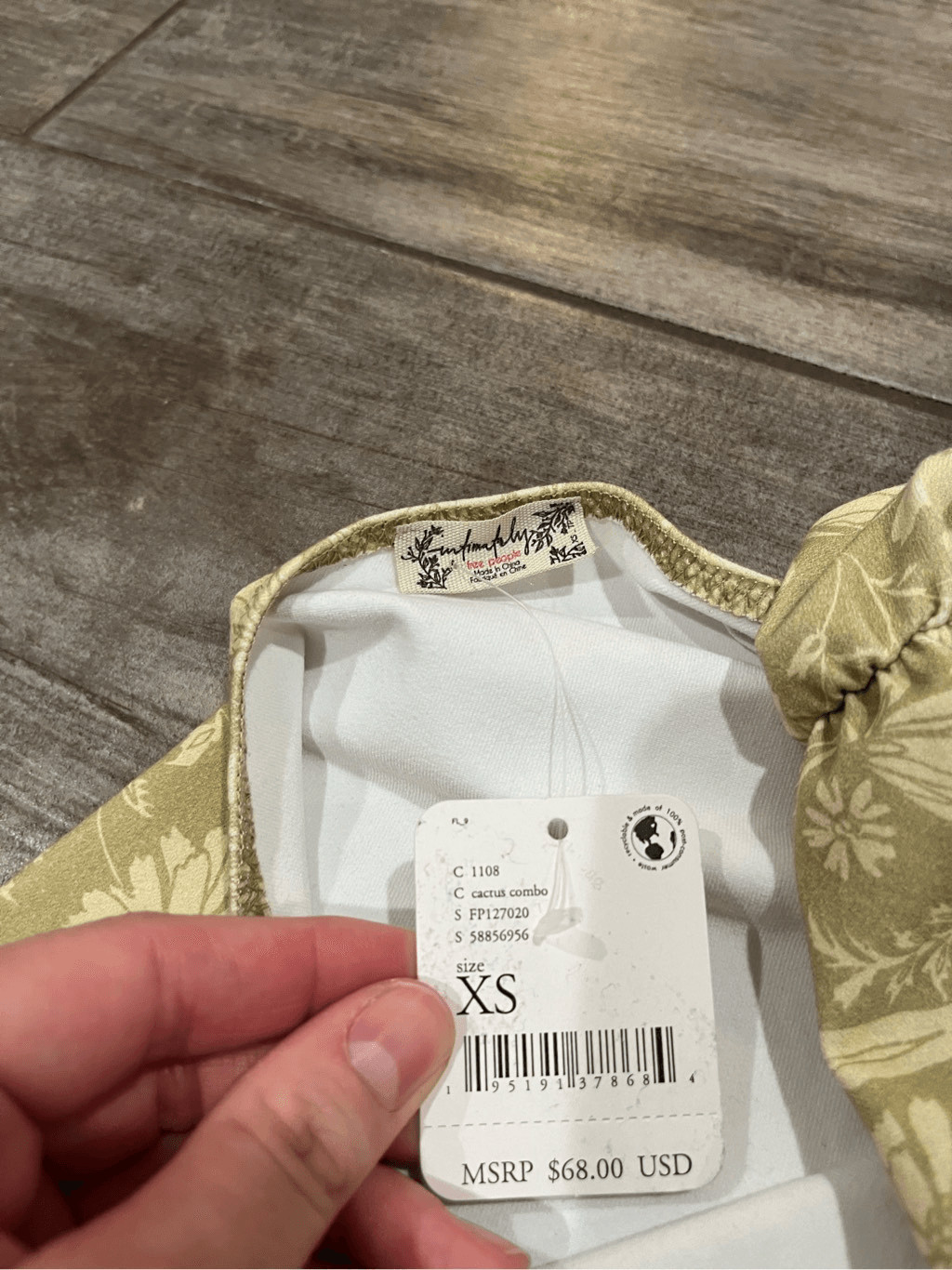 Free People Somethin Bout You Bodysuit Cactus Combo Floral Puff One Shoulder NWT | eBay US