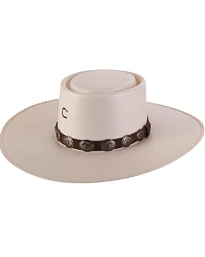Charlie 1 Horse Women's Sierra Desert Shantung Straw Western Hat Natural Small | Amazon (US)