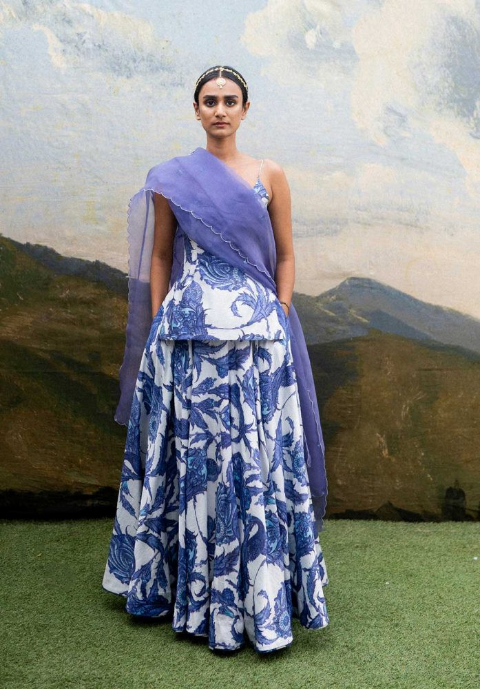 Santorini Lehenga | THE LNK