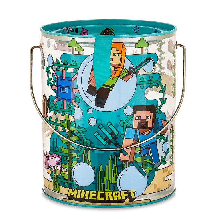 Minecraft Tall Clear Mailbox, 1 Count, Measures 5" Dia x 6.25"Height. Holds Kiddie Val Cards, 6 o... | Walmart (US)