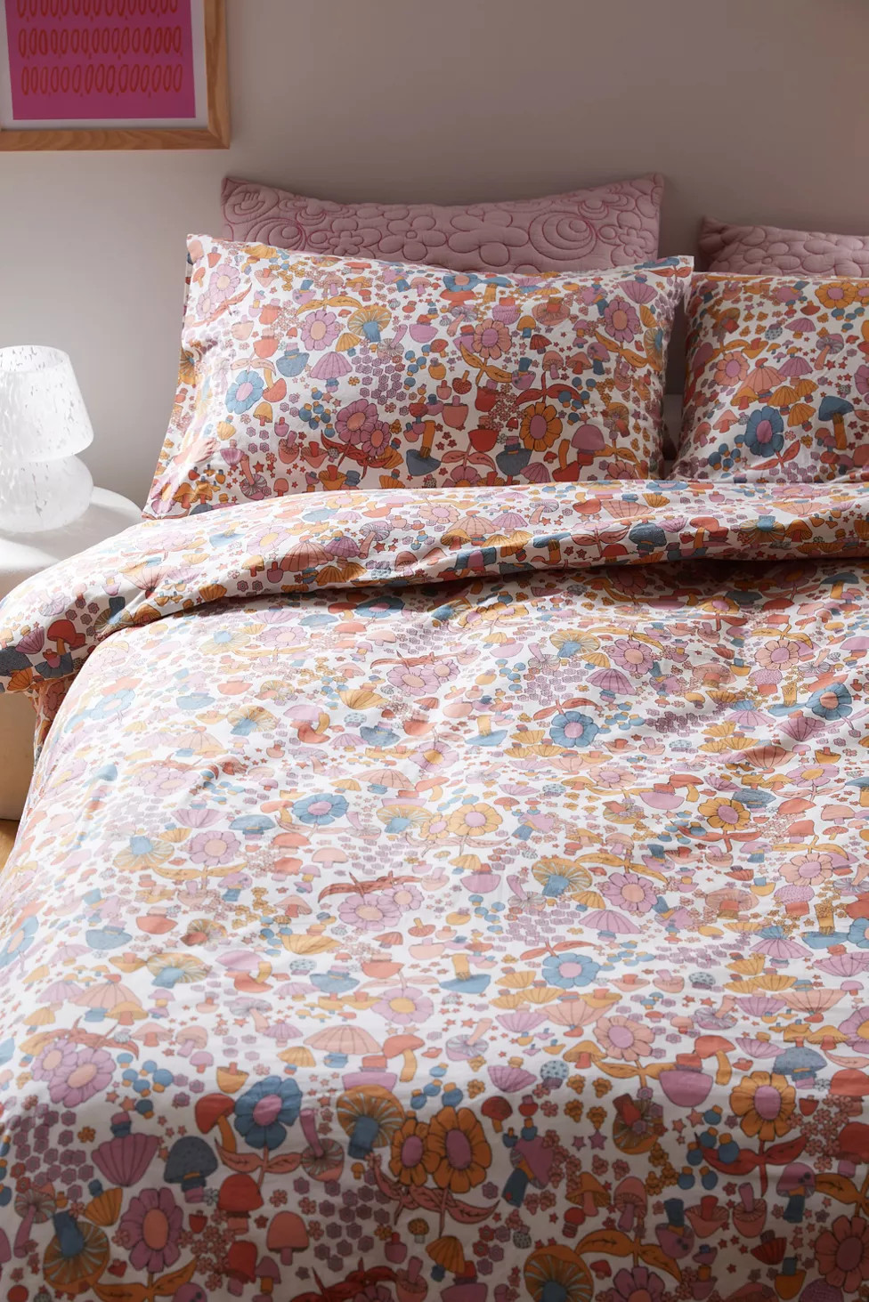 Mushroom Flower Duvet Set | Urban Outfitters (US and RoW)