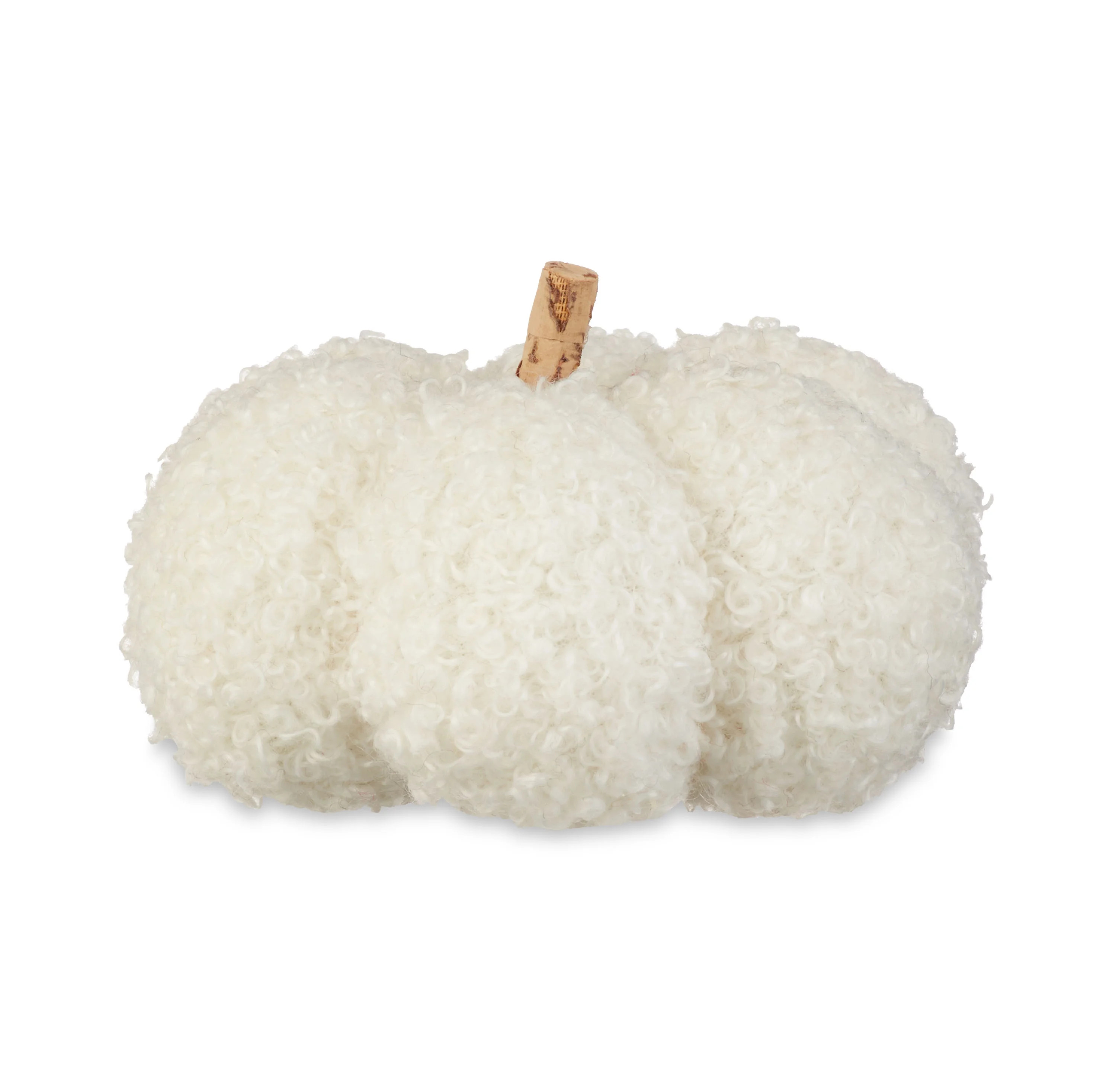 Way To Celebrate White Pompom Pumpkin Decoration | Walmart (US)