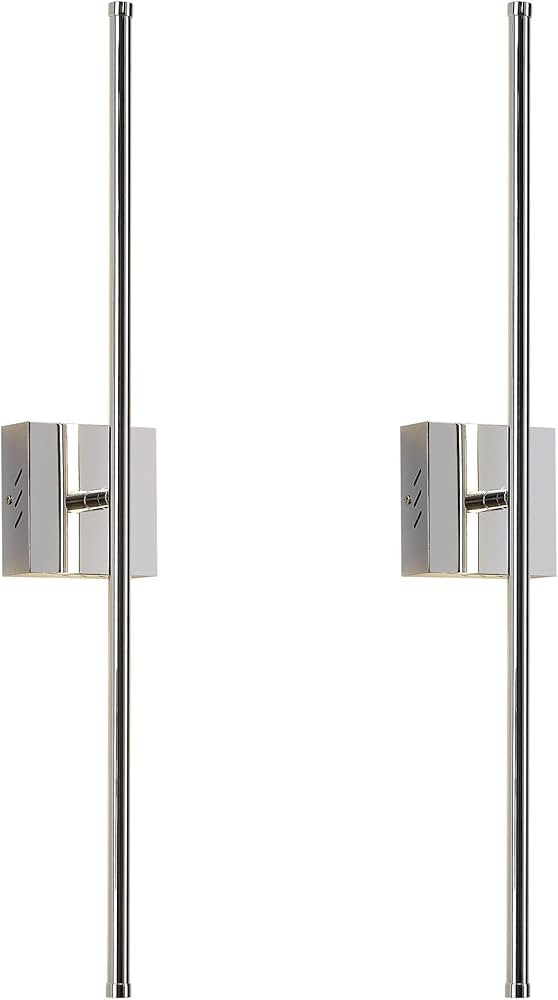 Modern Wall Sconces Set of Two, Dimmable Hardwired Wall Sconces, 350° Rotate, LED Chrome Wall Li... | Amazon (US)