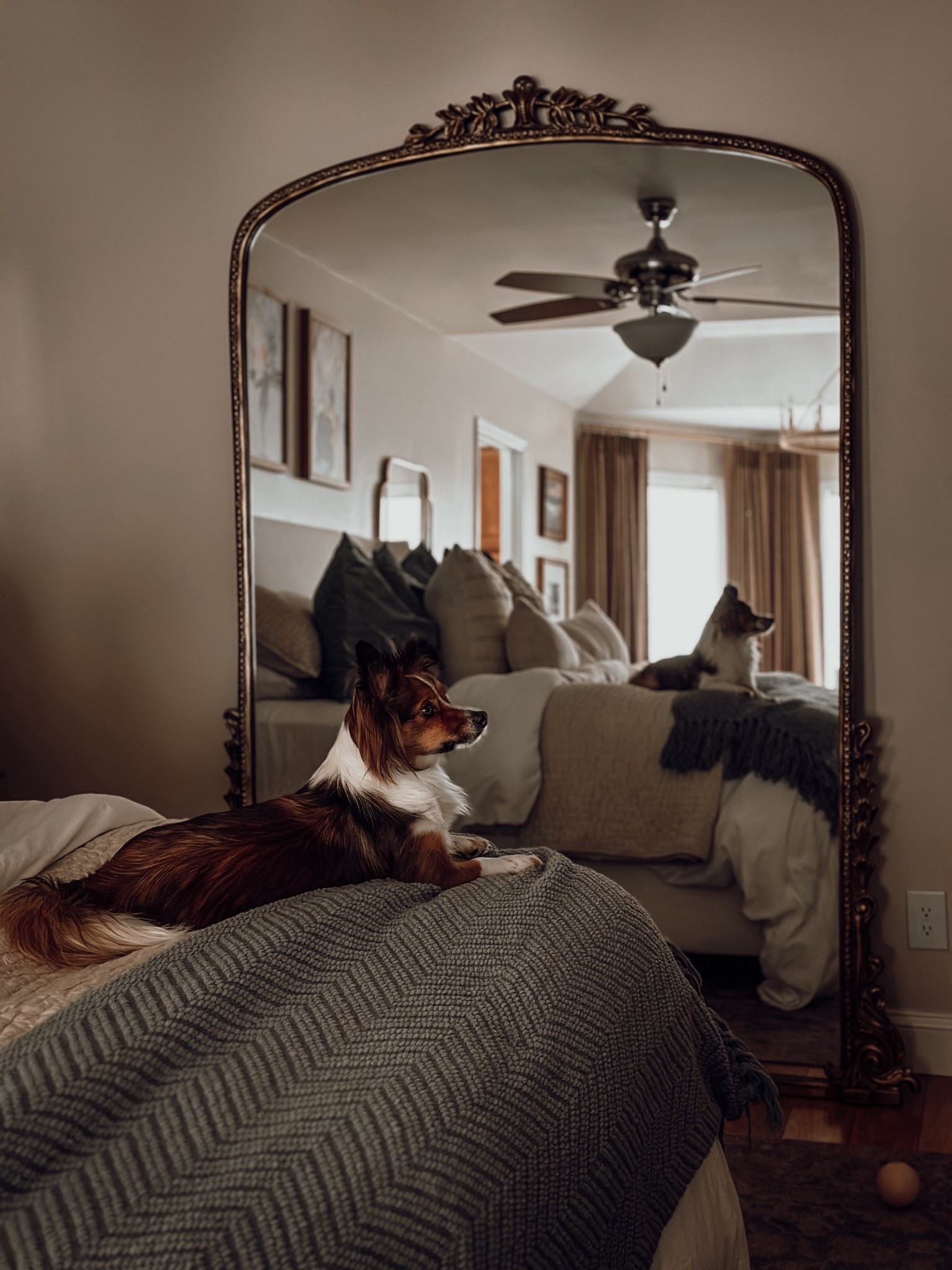 Master bedroom. Huge mirror 

#LTKHome