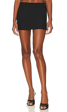 NBD Carina Mini Skirt in Black from Revolve.com | Revolve Clothing (Global)