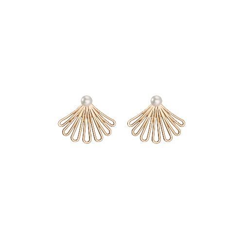 Deco Fan Pearl Earrings | AUrate New York