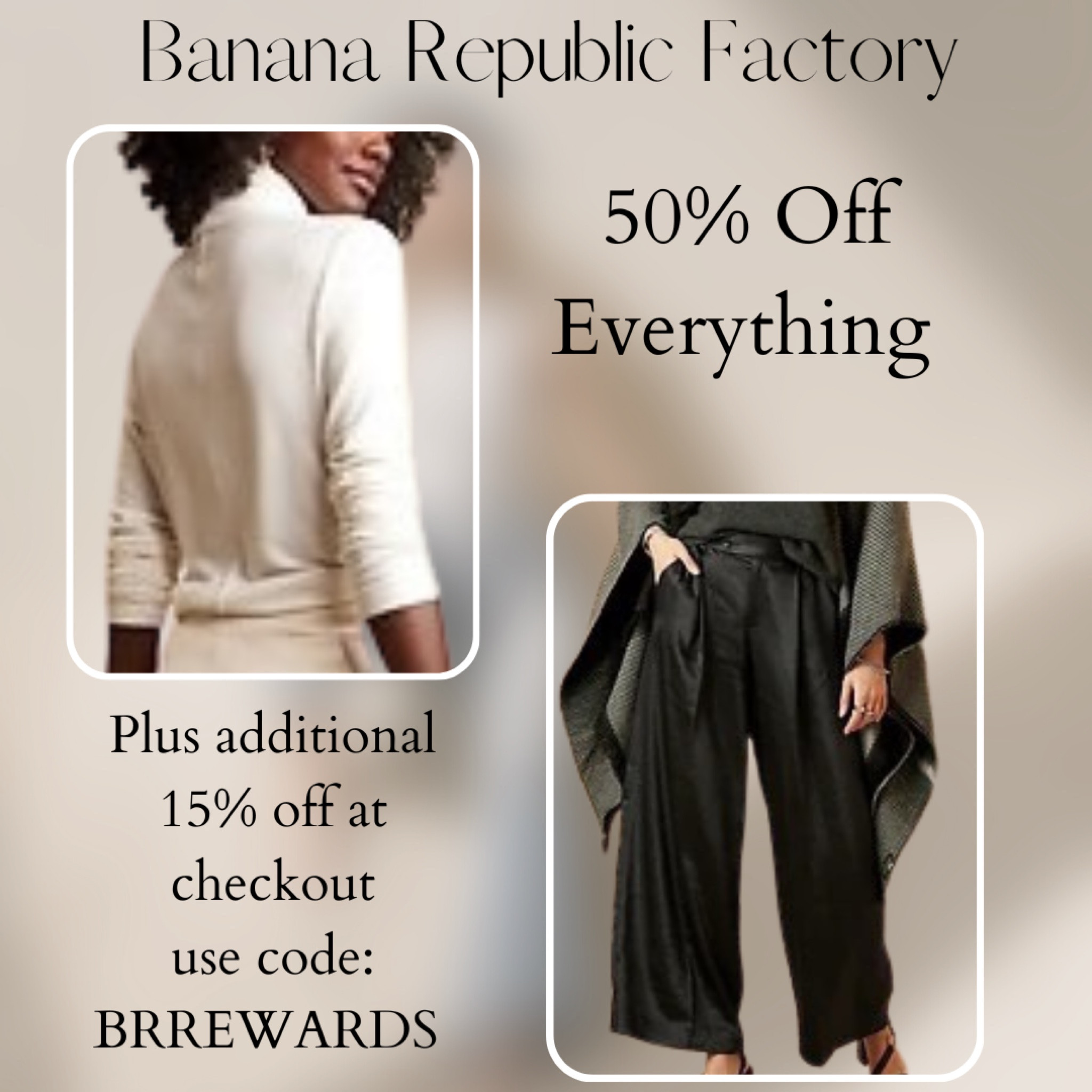 These double button is thick satin fabric wide bottom high waist pants are great for dressing up or dressing down. I wear a size 2 (normal size) but could have sized down. These do not have a belt loop so make sure to get proper size. The ivory turtleneck super soft lux sweater can be work on a fall or spring day alone or pair with a classy jacket or jean jacket for a warmer different look. Size small and fits tts. HUGE sale online! 

#LTKunder100 #LTKHoliday #LTKsalealert