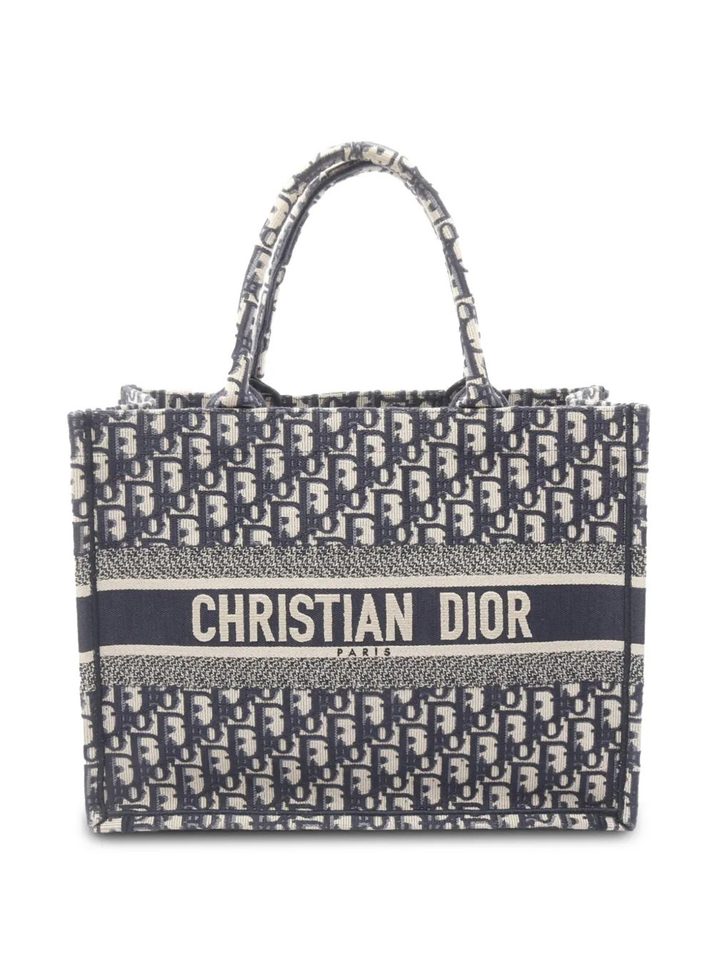 Christian Dior Pre-Owned 2010-2025 Medium Oblique Canvas Book tote bag - Brown | Farfetch Global
