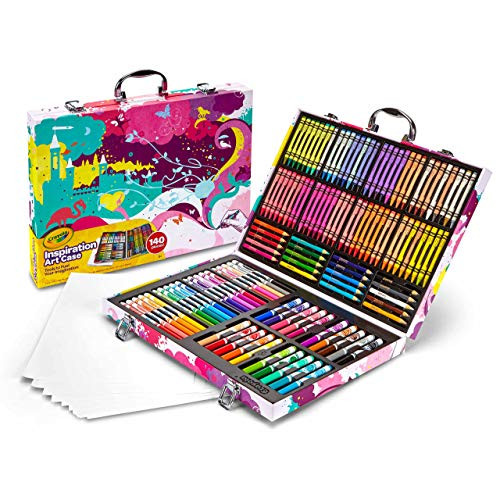 Crayola Inspiration Art Case in Pink, Gifts for Kids Age 5+, 140 Count | Amazon (US)