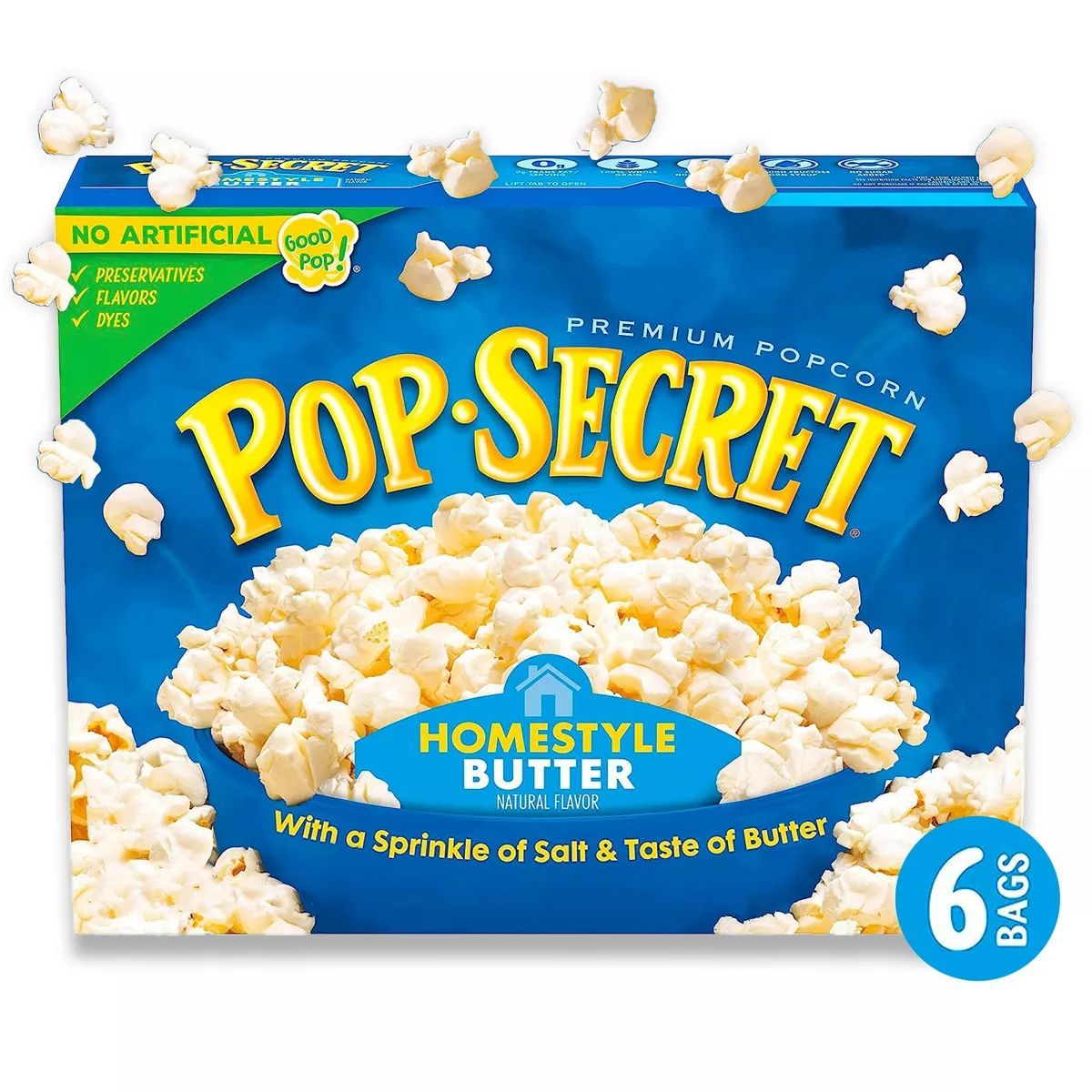 Pop Secret Homestyle Microwave Popcorn -3.2oz/ 6ct | Target
