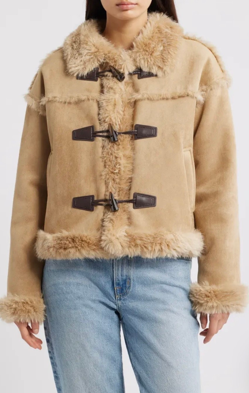 Faux Shearling Jacket
Thread & Supply

