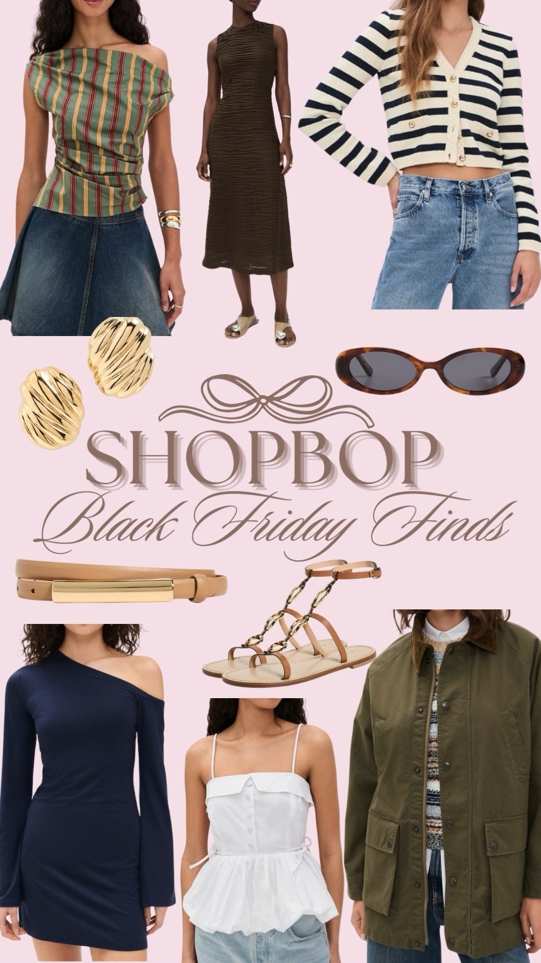 The Shopbop Black Friday sale is always the best time to stock up on polished basics elevated layers and pieces that instantly make your closet feel more pulled together. I rounded up my favorite finds including striped knits chic dresses gold accessories neutral sandals and jackets you can style through every season. These are the kind of items that look good with everything and stay in your wardrobe year after year. [shopbop black friday finds outfits]

#LTKOver40 #LTKCyberWeek #LTKHoliday