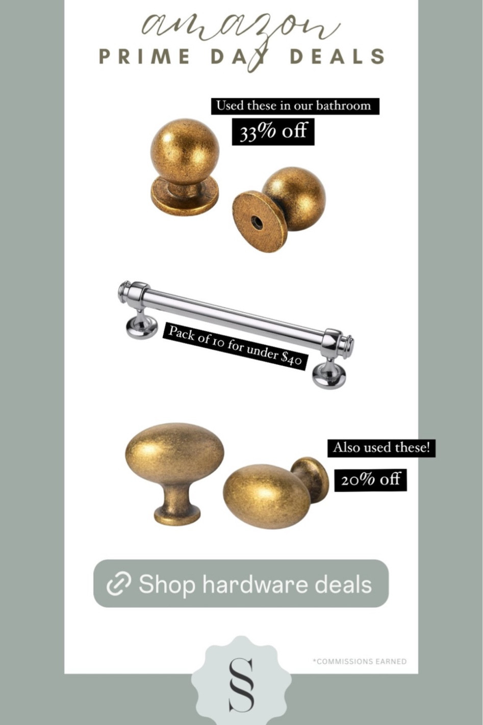 Simple door knobs like these can truly transform a space. These little touches make your house look so much better. Now amazingly affordable with Prime Day deals!