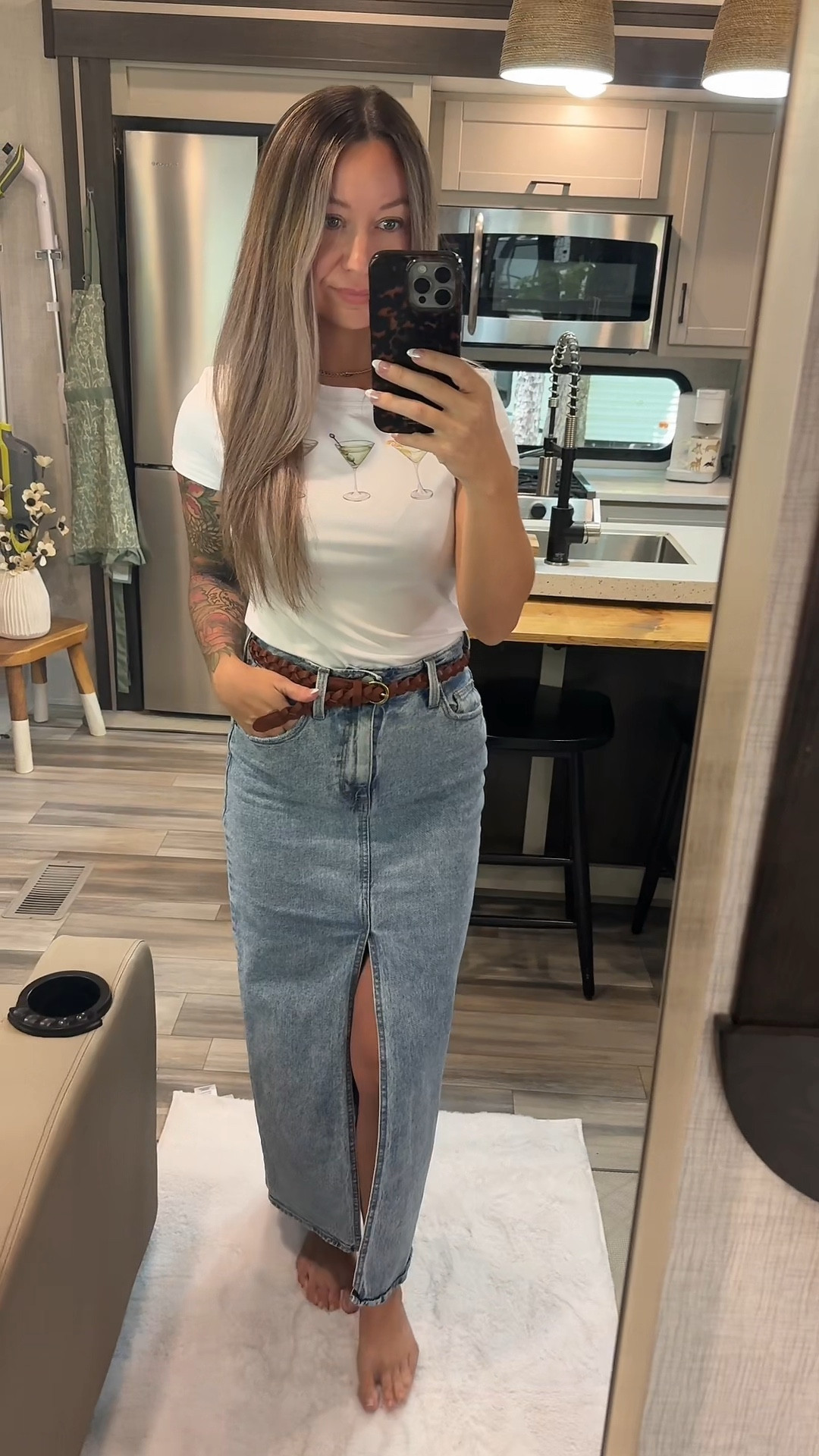 Experience year-round comfort and endless style with this incredibly versatile denim skirt!

#LTKVideo #LTKFindsUnder100 #LTKStyleTip