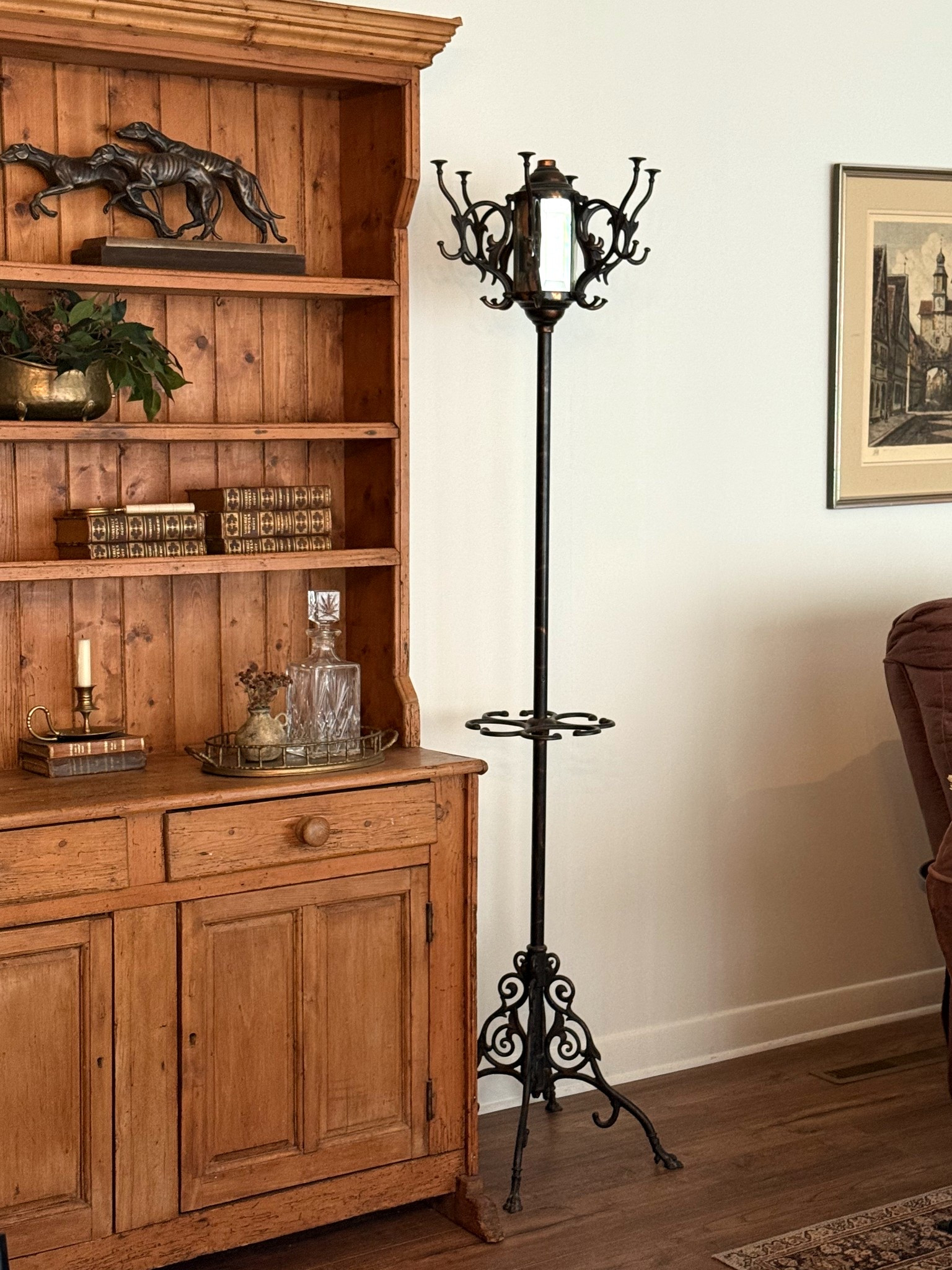 One of the pieces I am often asked about in our home is this antique cast-iron coat rack.  This special piece dates back to the 1800s, and it’s a piece that we found on one of our vintage sourcing trips a few years ago.  I have linked a few similar styles below for those interested. 



#LTKHome