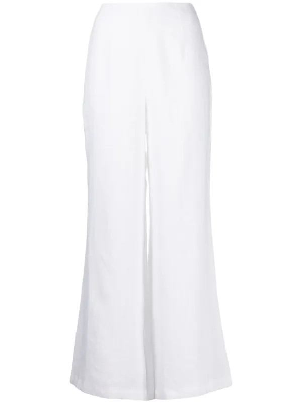 Ottavio flared linen trousers | Farfetch Global