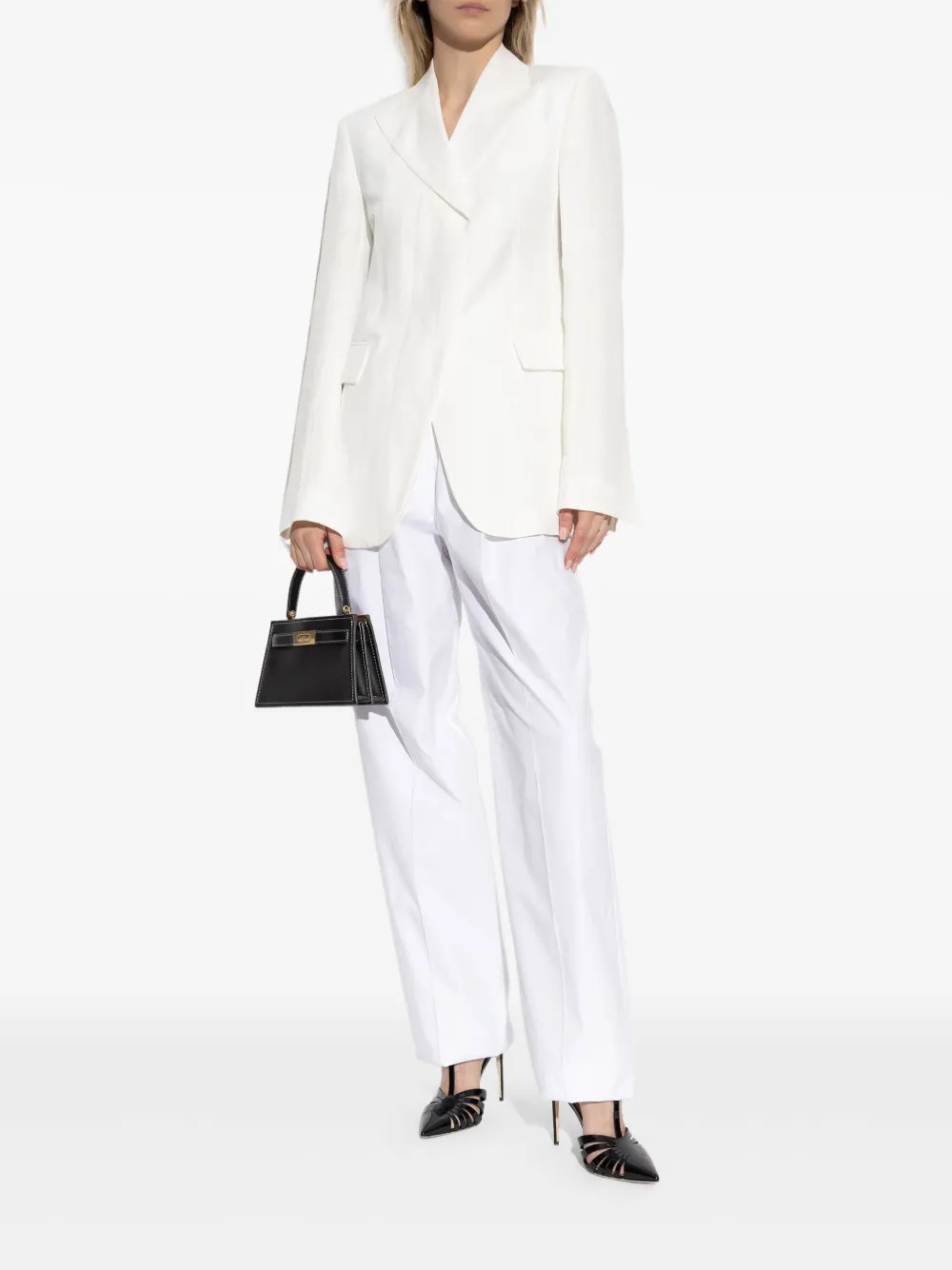 Sportmax Cera Blazer | White | FARFETCH DE | Farfetch Global