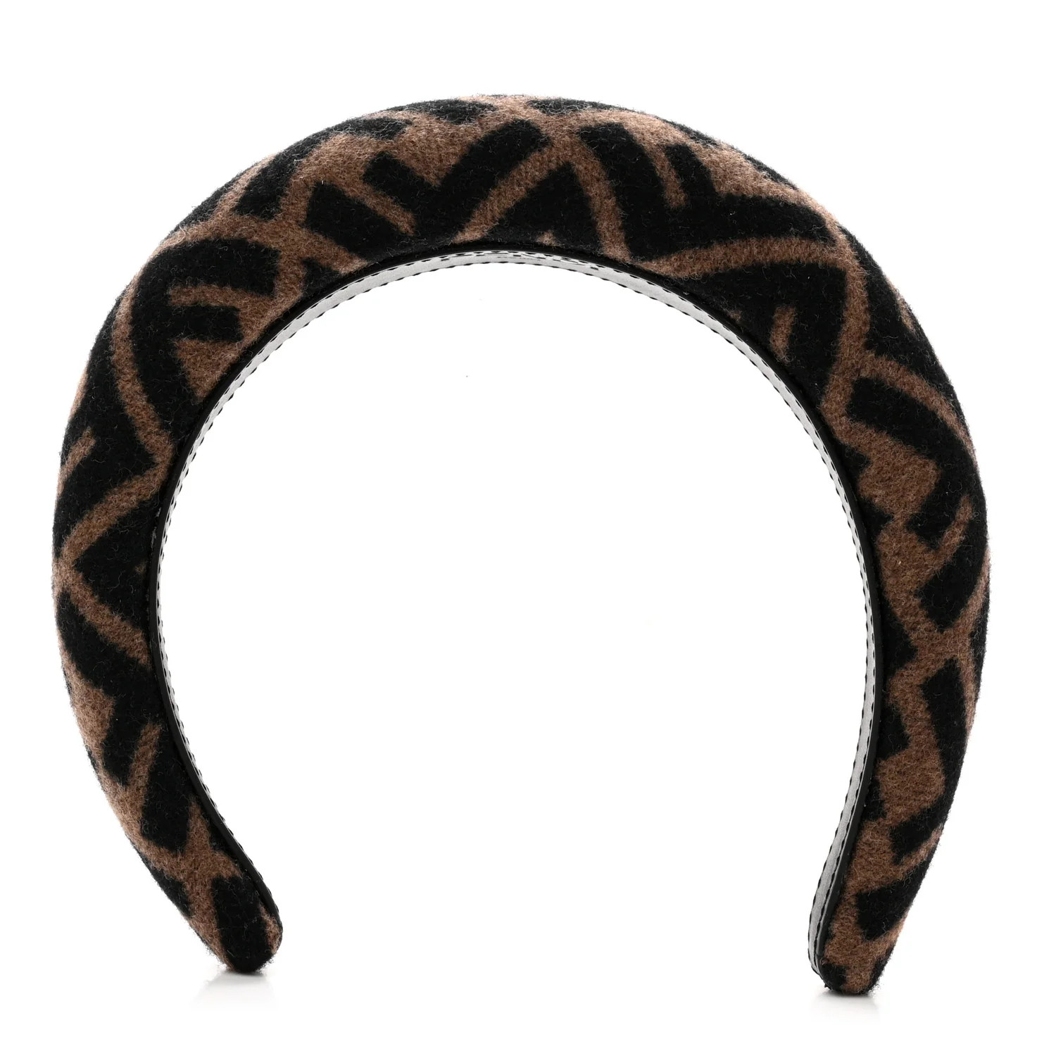 FENDI Wool Cashmere FF Logo Headband Tobacco | FASHIONPHILE (US)