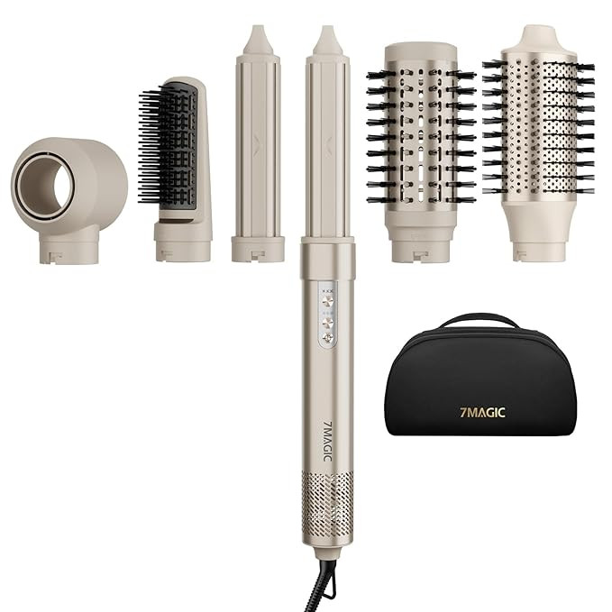 7MAGIC 6 in 1 Multi Hair Styler Dryer Brush, 110,000 RPM High-Speed, Negative Ionic, Fast Drying ... | Amazon (US)