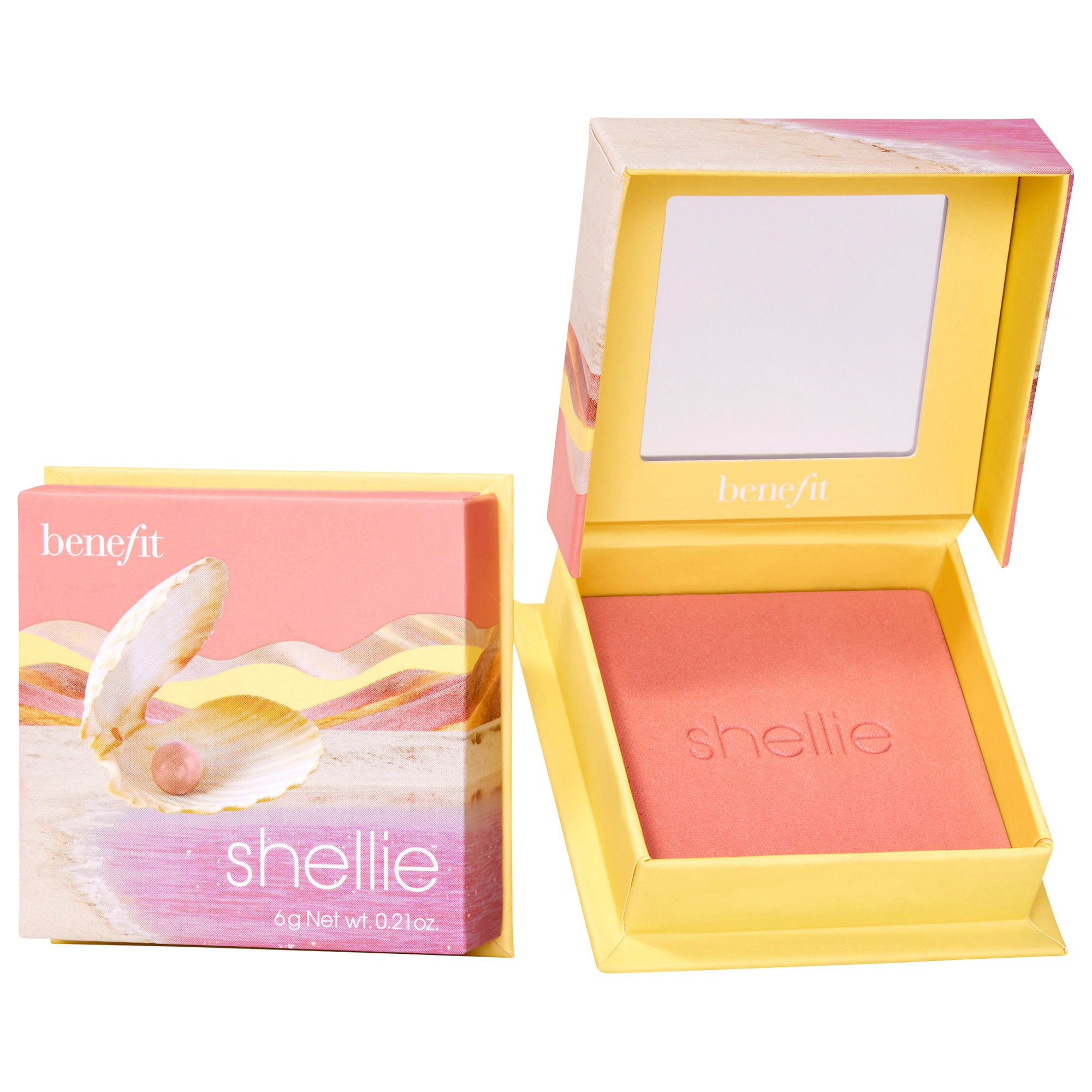 Benefit Cosmetics Silky-Soft Powder Blush Shellie 0.21 oz / 6 g | Sephora (US)