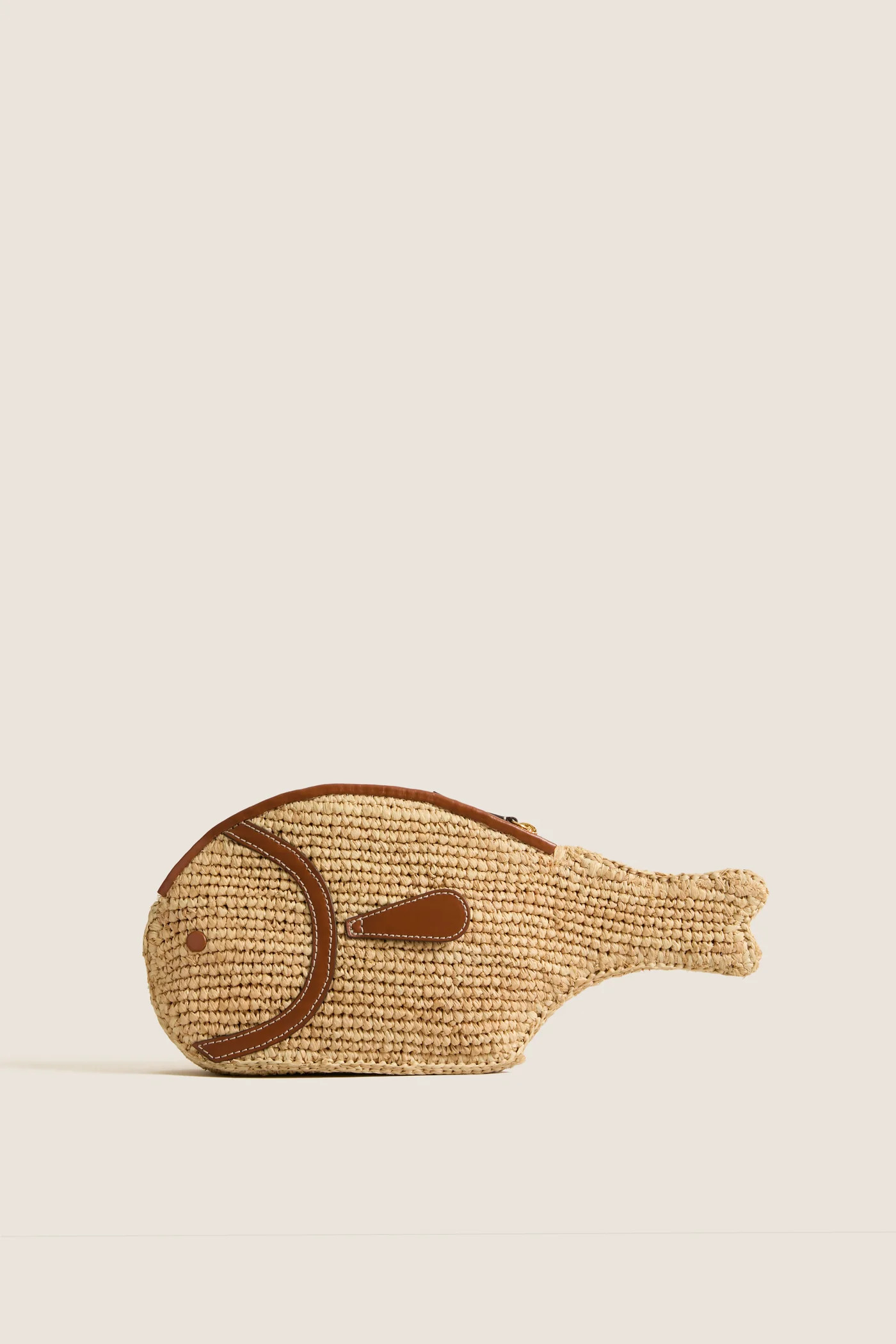 Natural and Tan Pesce Clutch | Tuckernuck (US)