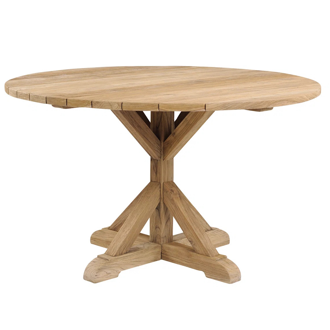 Provence Outdoor Round Teak Dining Table | Perigold