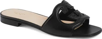 Interlocking G Cutout Slide Sandal (Women) | Nordstrom