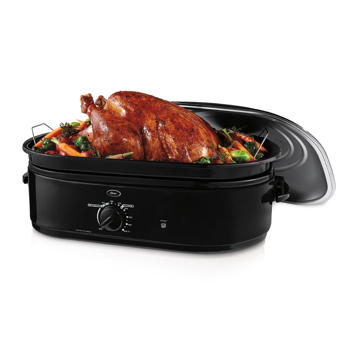 Oster 18-Quart Roaster Oven with Self-Basting Lid, Black - Walmart.com | Walmart (US)
