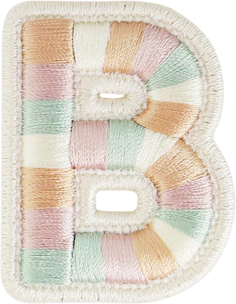 Fall Rolled Embroidery Letter Patches | Stoney Clover Lane