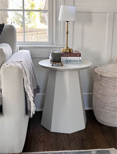 This side table is no longer available but I’m linking a similar option! 

Living room furniture, living room decor, cordless lamp, coffee table books, candle, brass candle tray, Serena & Lily rug, La Jolla basket 

#LTKfindsunder100 #LTKhome #LTKSeasonal