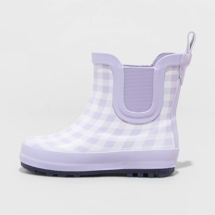 Toddler Girls' Chelsea Rain Boots - Cat & Jack™ Purple | Target