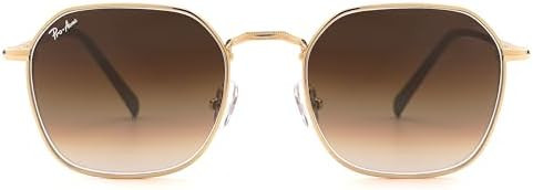 Pro Acme Hexagonal Sunglasses for Women Men, 100% Real Glass Lens Retro Square Trendy Shades | Amazon (US)
