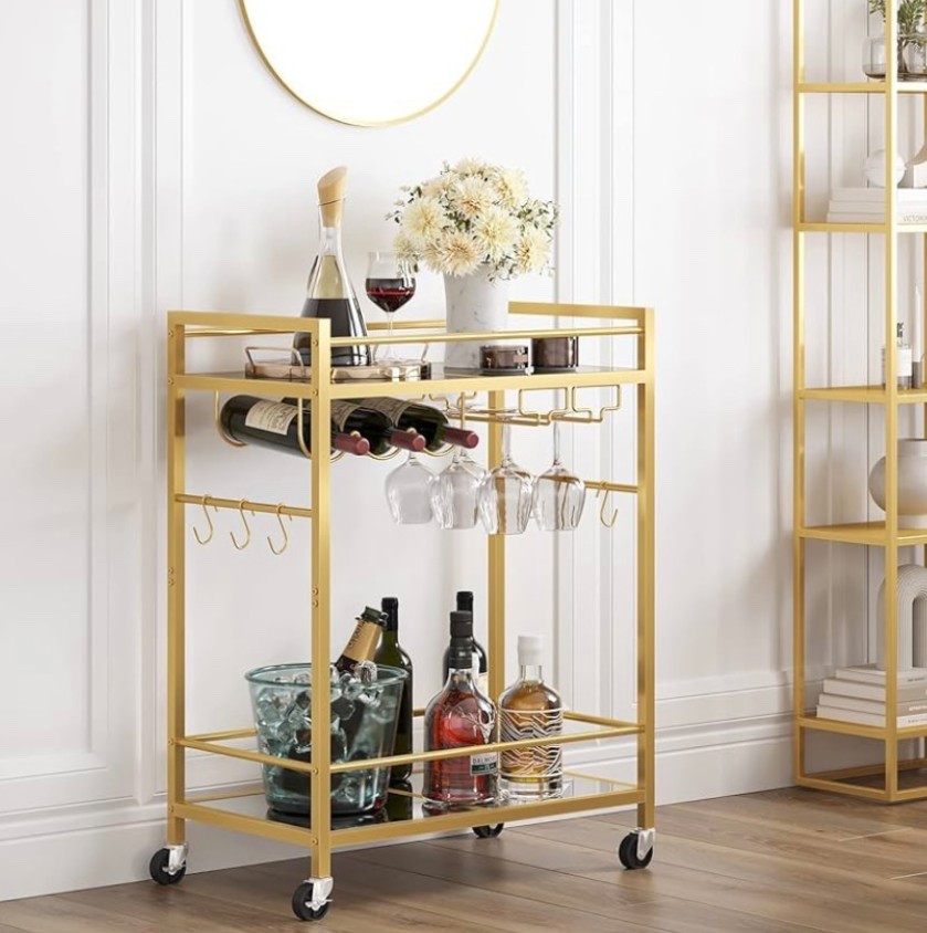 Apartment pick up links !!! This bar cart under $50 ?? 

#LTKHoliday #LTKdayinmylife #LTKGiftGuide