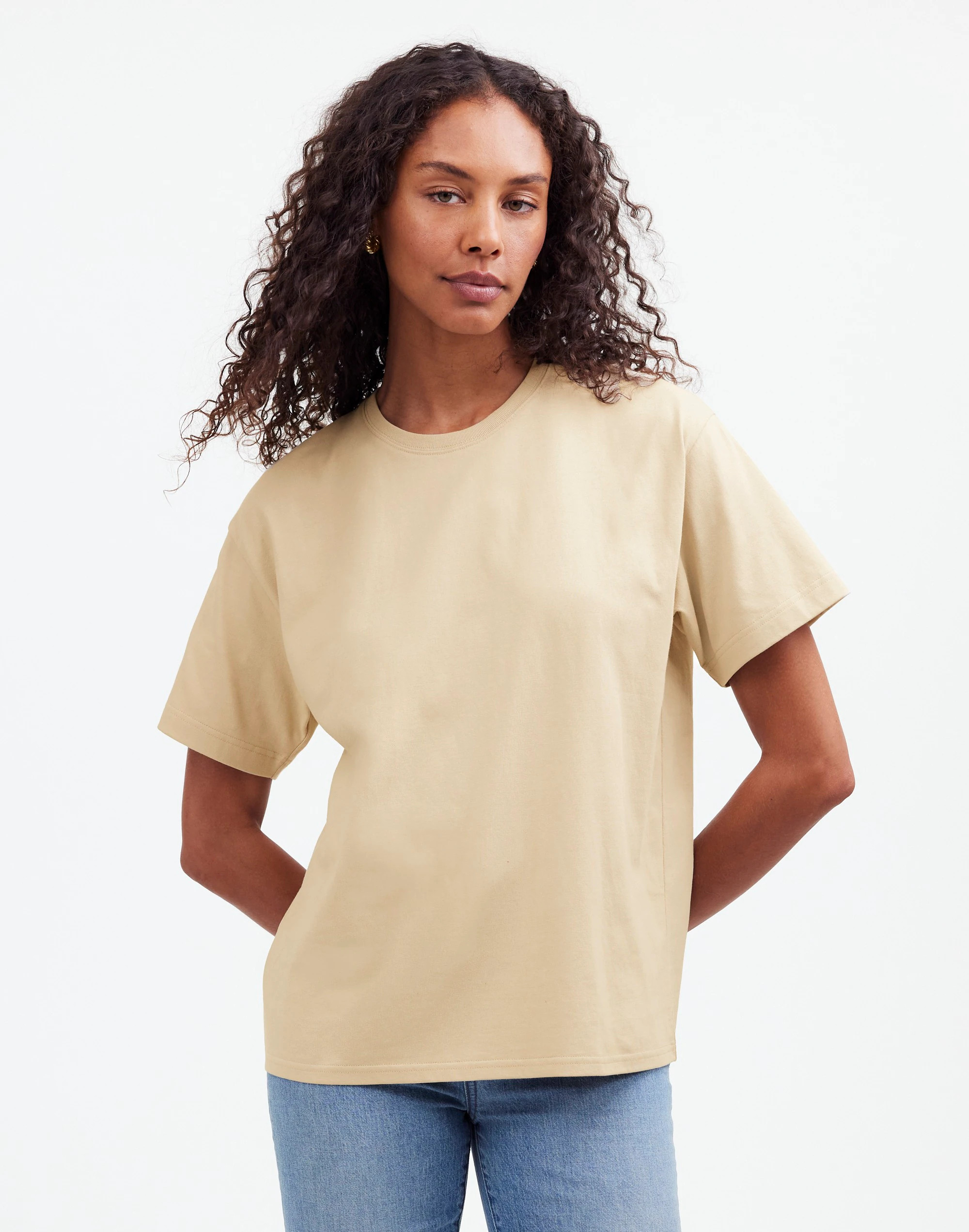 Cotton Relaxed Oversized Tee | Madewell