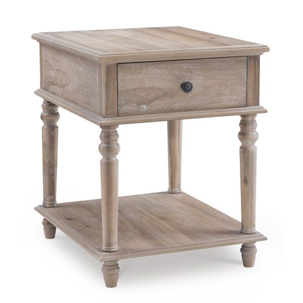 Lily Natural Side Table | Bellacor