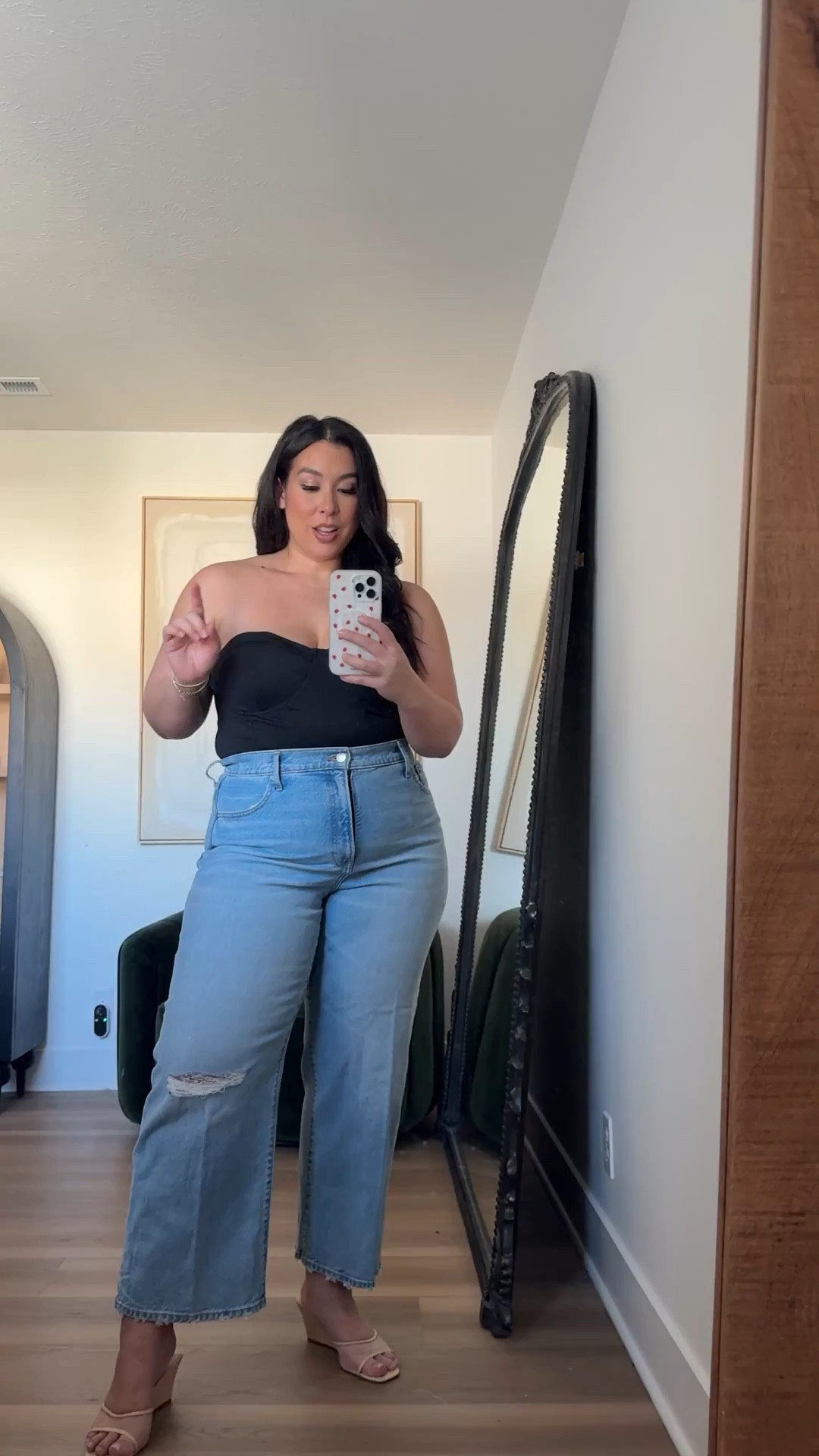 I immediately took the tag off these @Express jeans because they fit so well and make me feel AMAZING! Also this body contour top is tooooo flattering!!! Wearing my true size 16 and xl in bodysuit 

-
-
-
Spring midsize @Express haul 🤍
Express haul, Midsize haul, Spring Haul, Dress, OOTD, Express Midsize, Curvy haul, Jeans, Tops, Clothes, Easter 

#LTKootd #LTKMidsize #LTKSeasonal