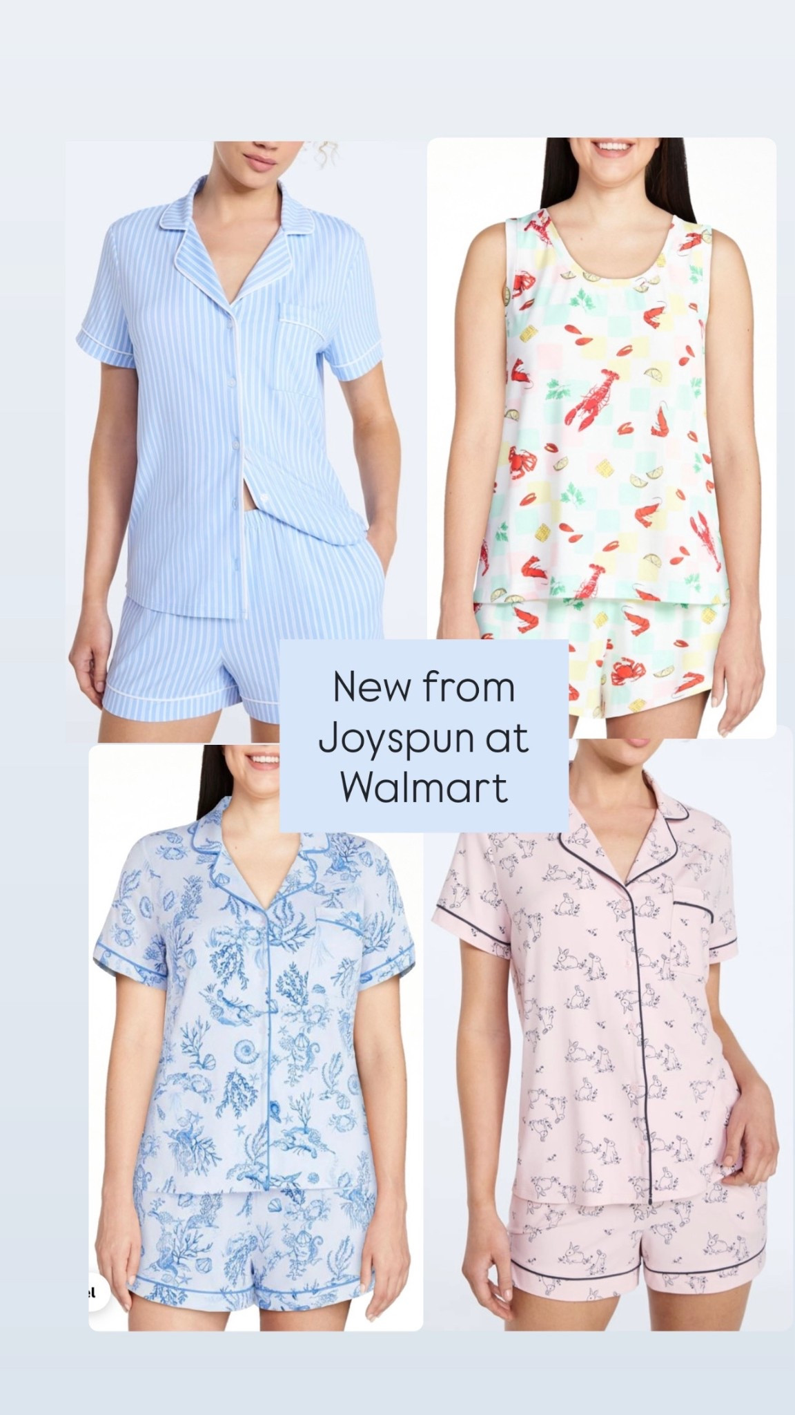 New from #Joyspun at #walmart. #pajamas #vacationpajamas #springpajamas 

#LTKOver40