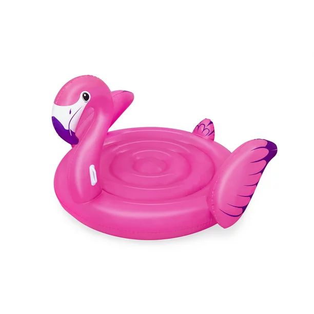 H2OGO! Pink Flamingo Ride-On Pool Island Float, Seats Two Adults | Walmart (US)