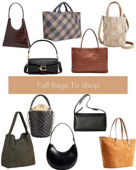 Best fall bags to shop. Bucket bags. Suede tote bags. Baguette bags  

#LTKitbag #LTKworkwear #LTKunder100