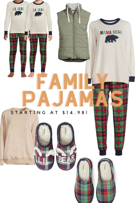 Snag these fast! Currently all in stock, and the softest family pajamas for starting at only $14.98! @walmartfashion just set a new tradition for us this holiday!
#walmartpartner #walmart @walmart #walmartfashion

#LTKHoliday #LTKSeasonal #LTKGiftGuide