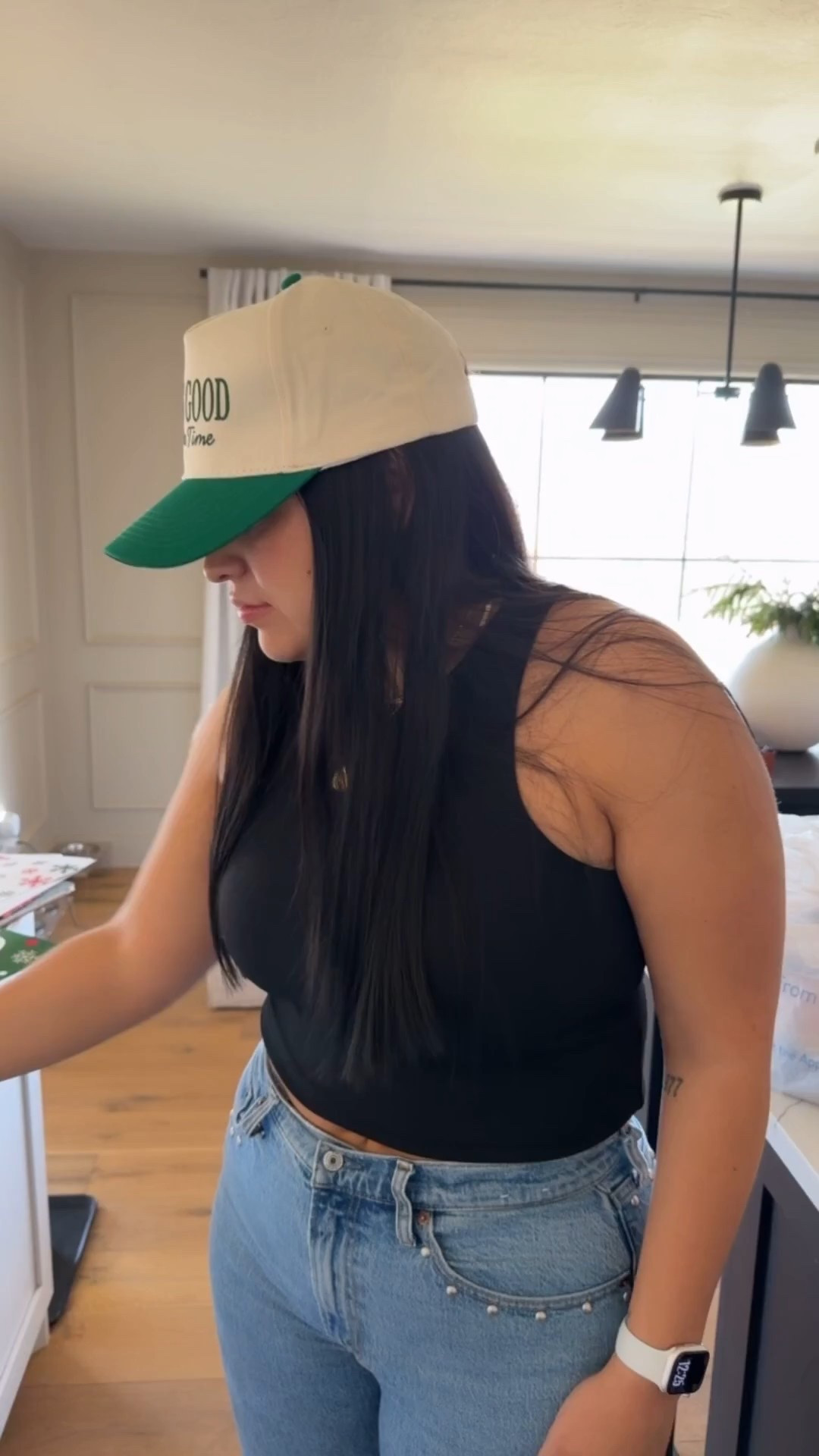 This hat is on sale for less than $20 and arrives by Christmas! Also, this outfit is on sale. Top size large, jeans size 30. 



#LTKMidsize #LTKFindsUnder50 #LTKootd