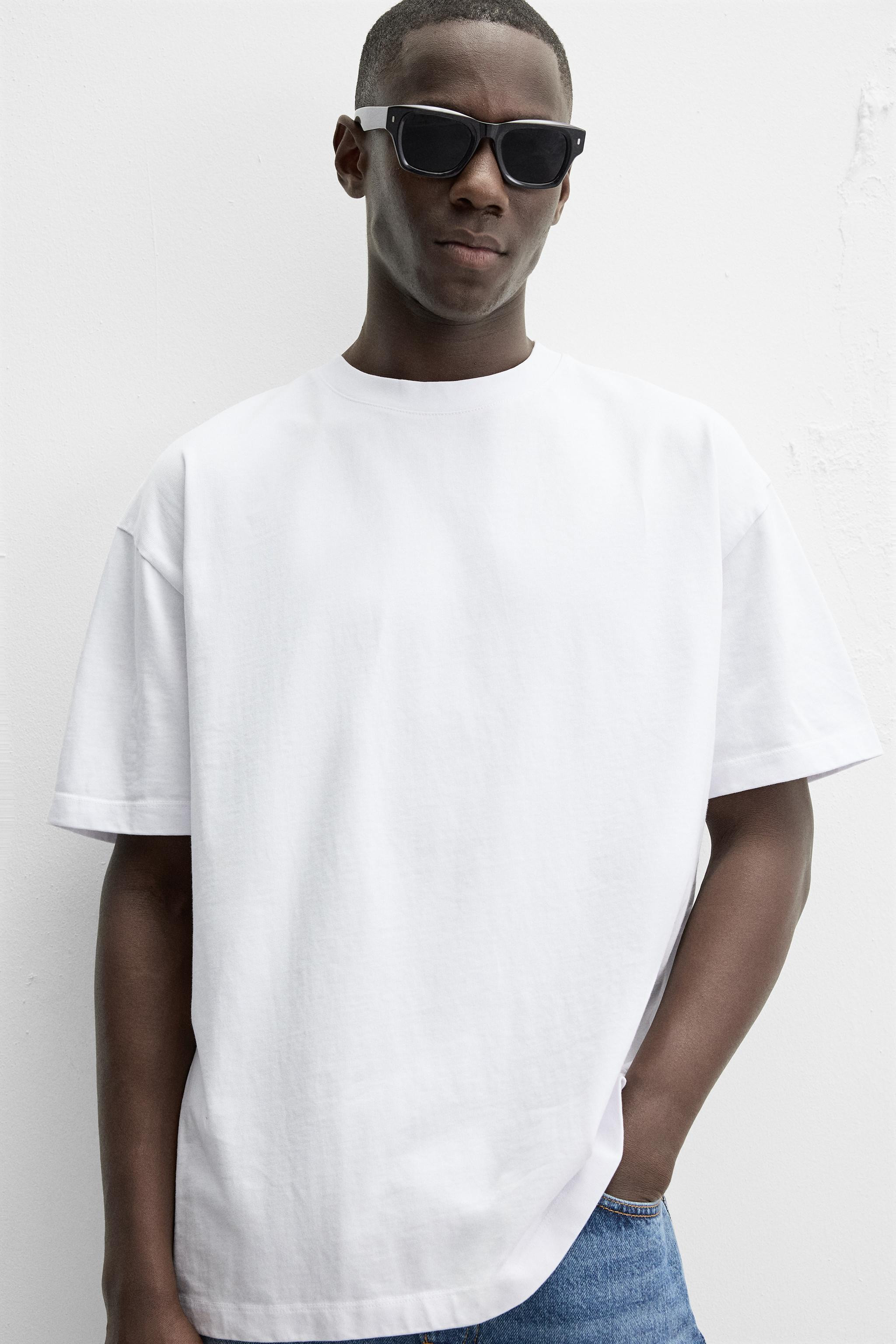 BASIC HEAVYWEIGHT REGULAR FIT T-SHIRT | Zara US