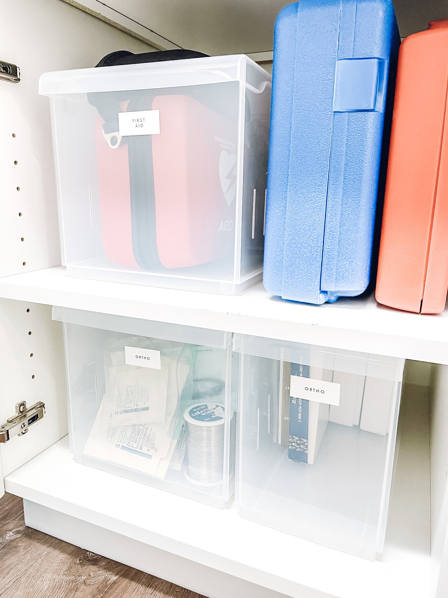 Storage organization✨ The Container Store Long Wide Deep STAK Bin W/ Wheels. The Container Store Long Deep STAK Bin W/ Wheels.