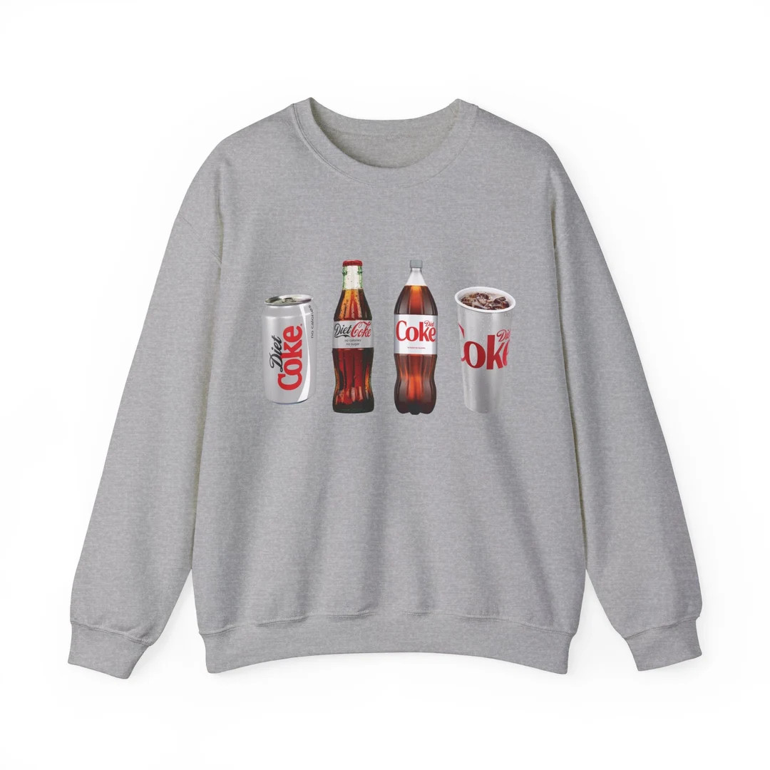 Diet Coke Crewneck - Etsy | Etsy (US)