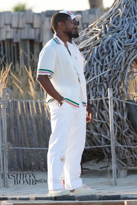 Usher partied it up in St Tropez in a Casablanca shirt 

#LTKover40 #LTKfamily #LTKeurope