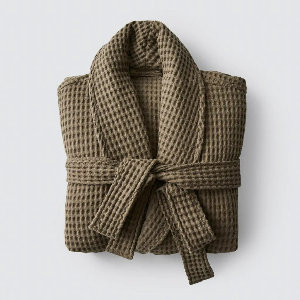 Mara Organic Waffle Robe | The Citizenry
