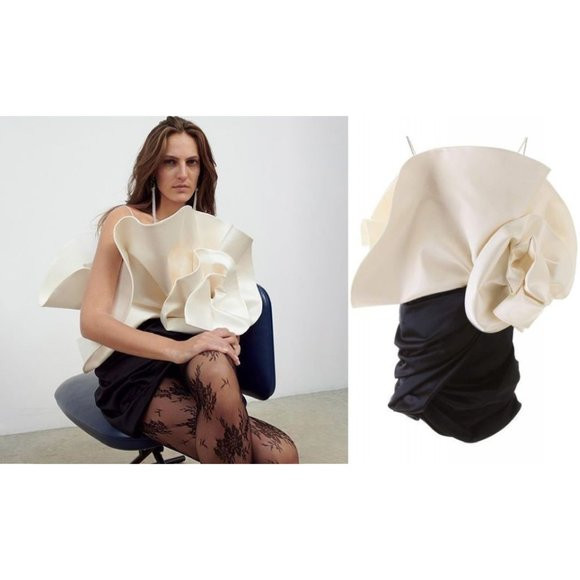 MAGDA BUTRYM New Belgrade Crystal-embellished Silk & Wool-blend Mini Dress | Poshmark